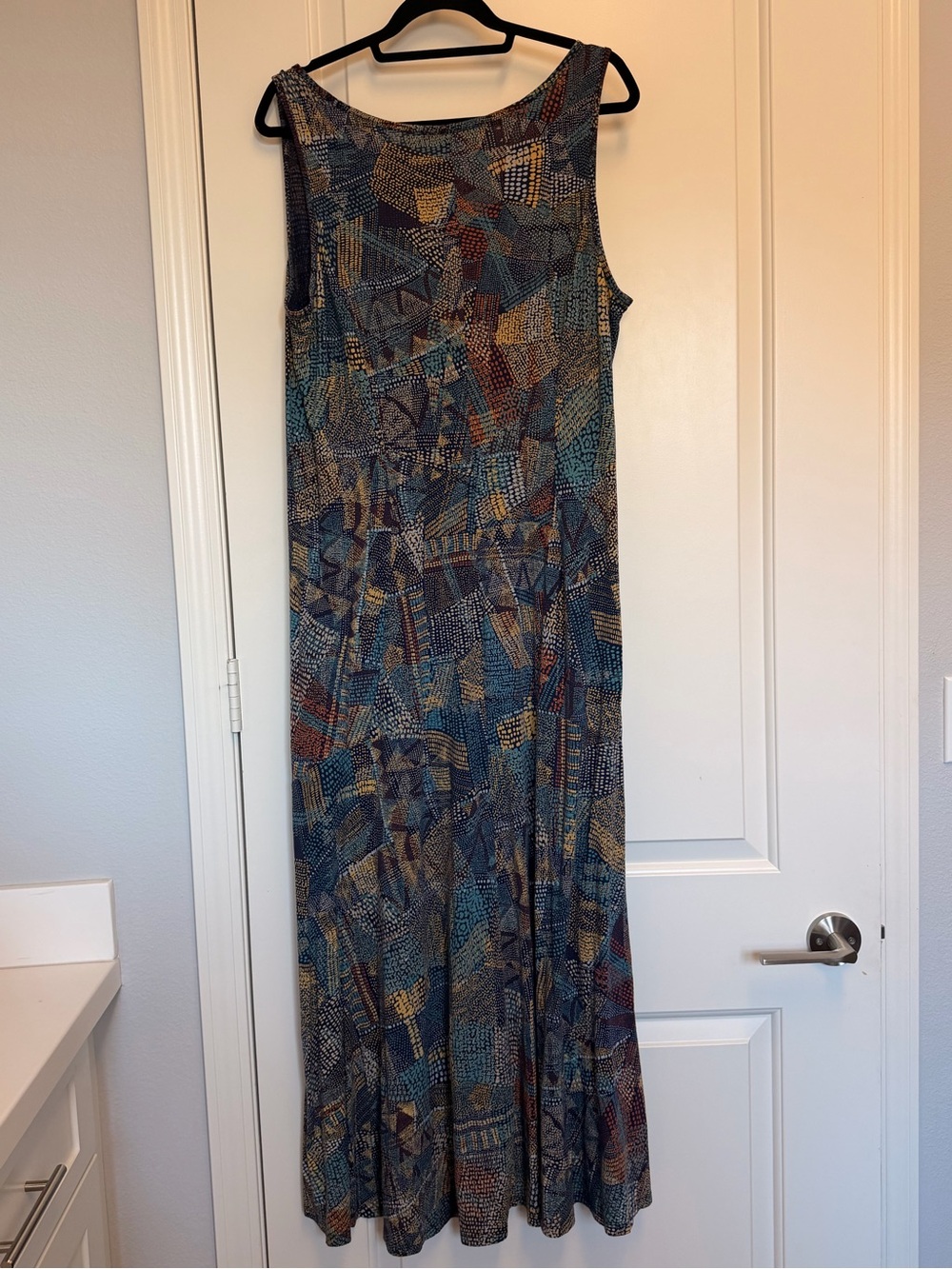 Peruvian Connection Maxi Blue - Multi Colored Dress Size XL - Picture 4 of 7